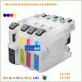 Hervulbare Brother LC-225 LC-229 inktpatronen 